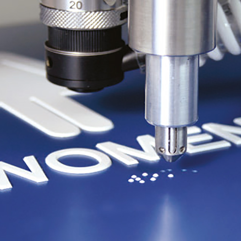 Vision Engraving and routing systems example